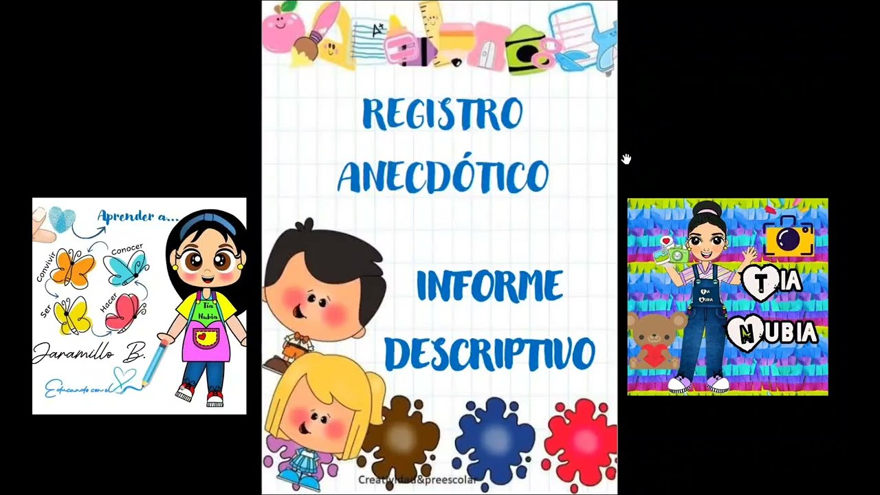 Registro Anecdótico y Informe formal descriptivo.