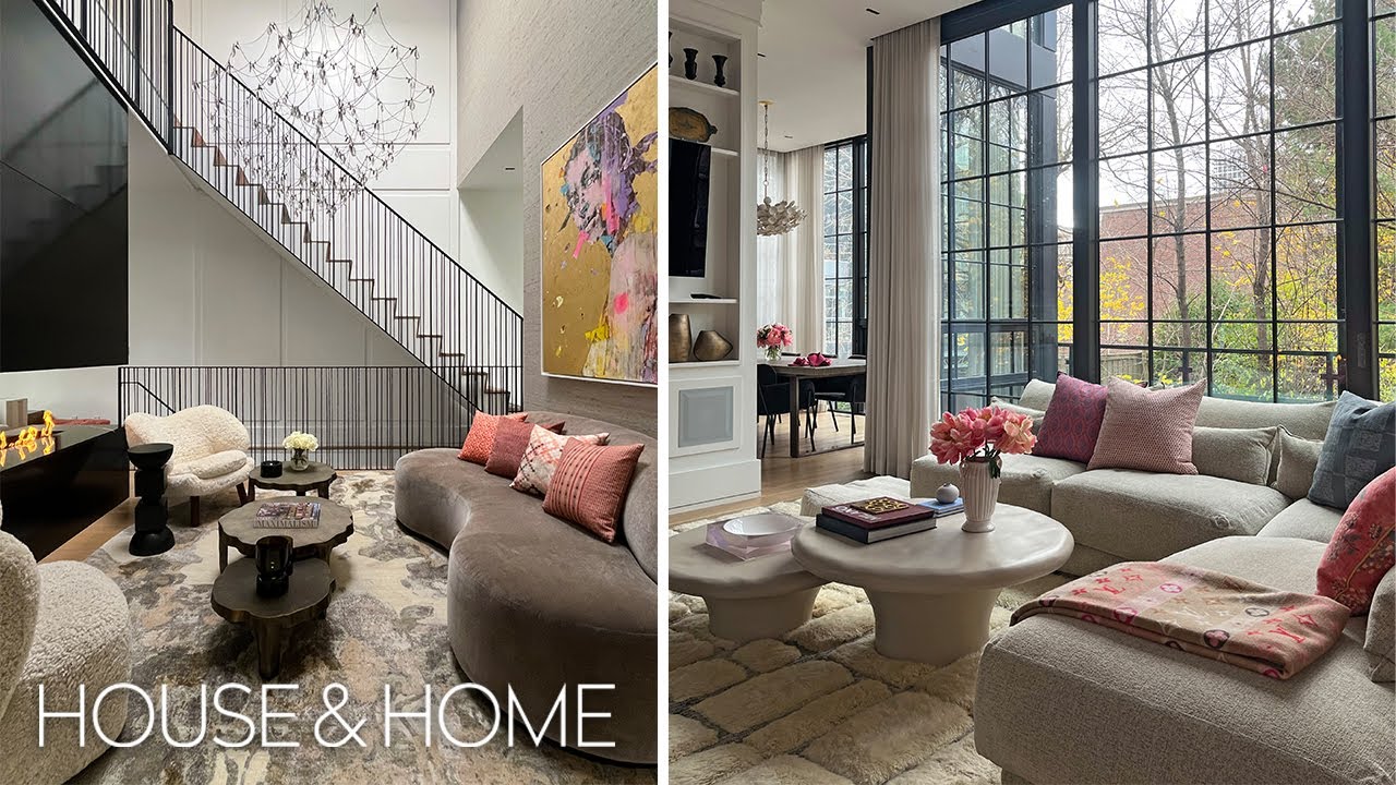 A Luxe City Home Infused with Hotel Elegance and Bold Pops of Colour