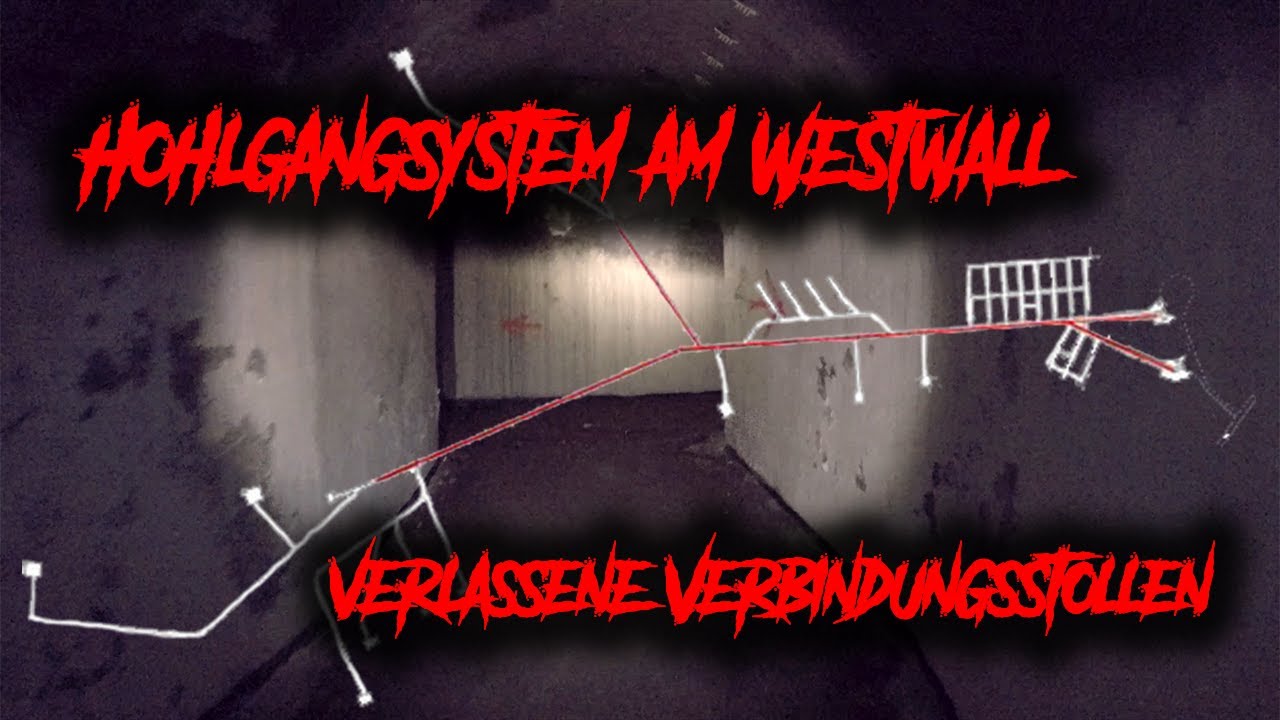 Hohlgangsystem am Westwall ⚒⛰ 600m verlassene Verbindungsstollen | Lost Place Tour #013