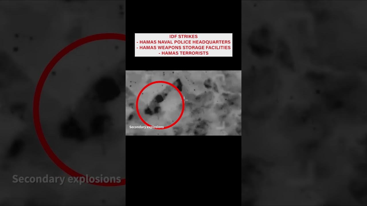 IDF Strikes Hamas' Naval Police Headquarters