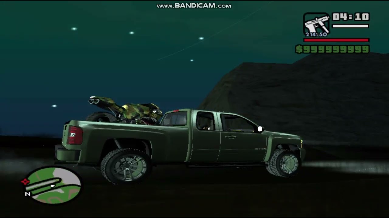 Grand Thef Auto San Andreas  Silverado Verde LTZ