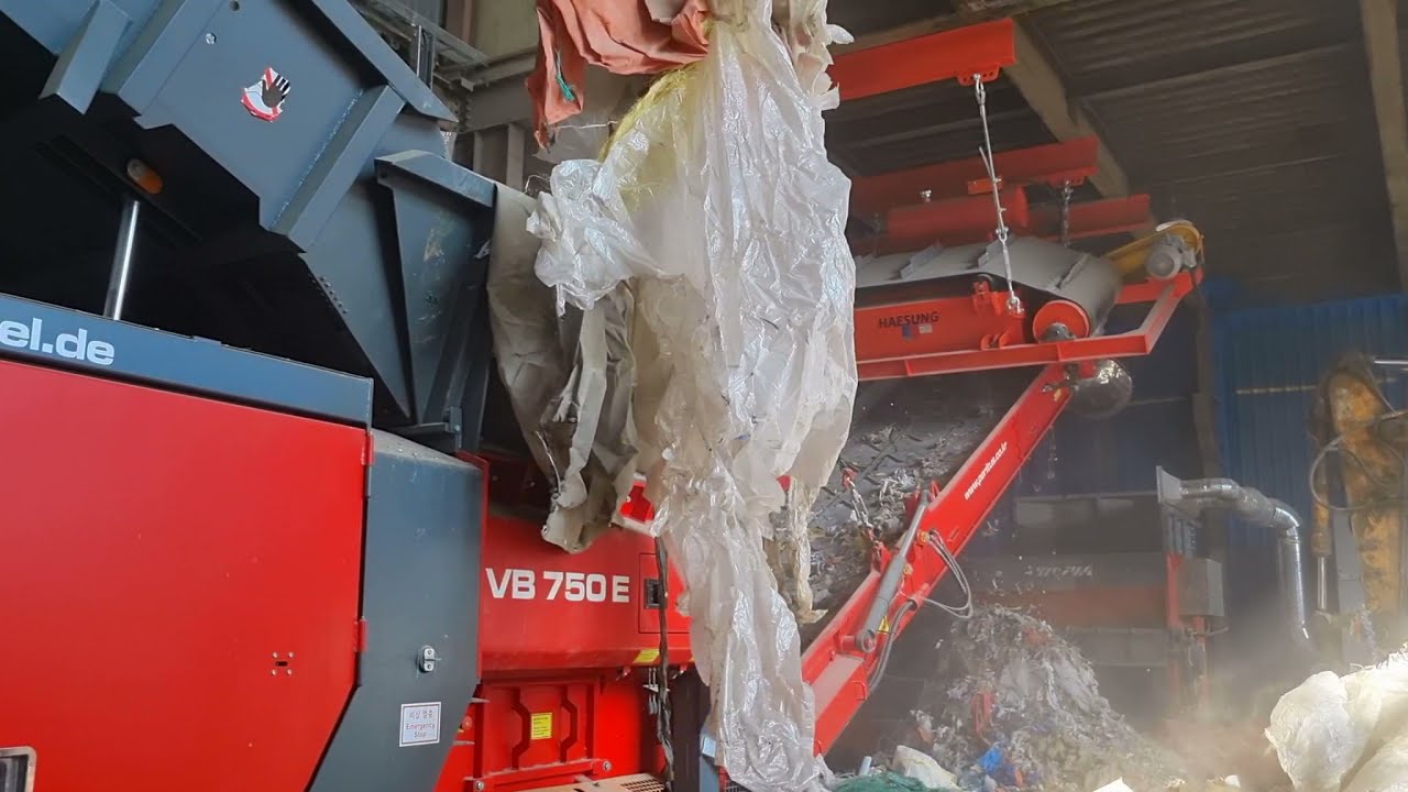 함멜 VB750E 폐기물 파쇄 부산 폐기물 업체