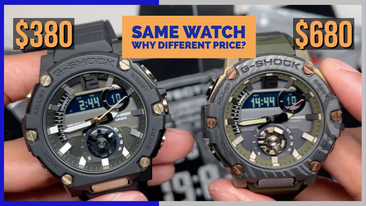 Comparing the $380 VS $680 GSTB300 G-Shock Watches - Why the Price Differences and is it worth it?