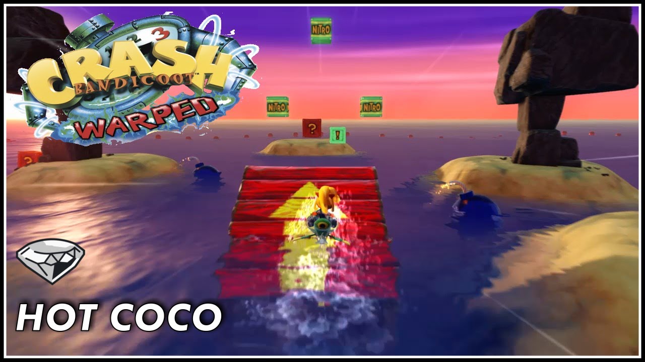 Crash Bandicoot 3 | Hot Coco - Todas as Caixas - Gema
