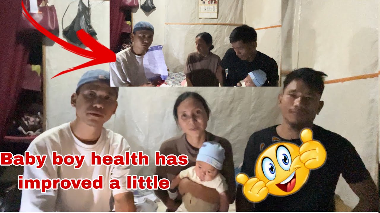 THE TWO MONTHS OLD BABY BOY-KHAMHE HEALTH HAS IMPROVED A LITTLE 🙏