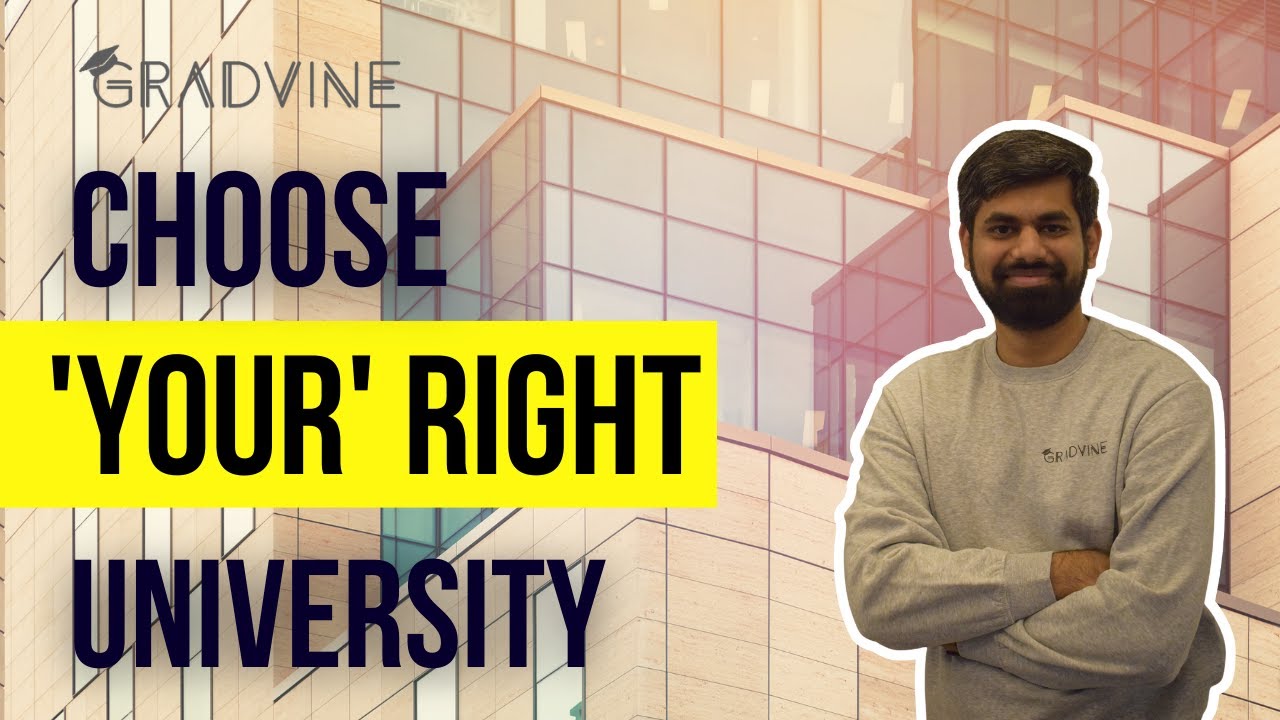 How To Choose 'Your' Right University? | Choosing The Right FIT According To Your Professional Needs