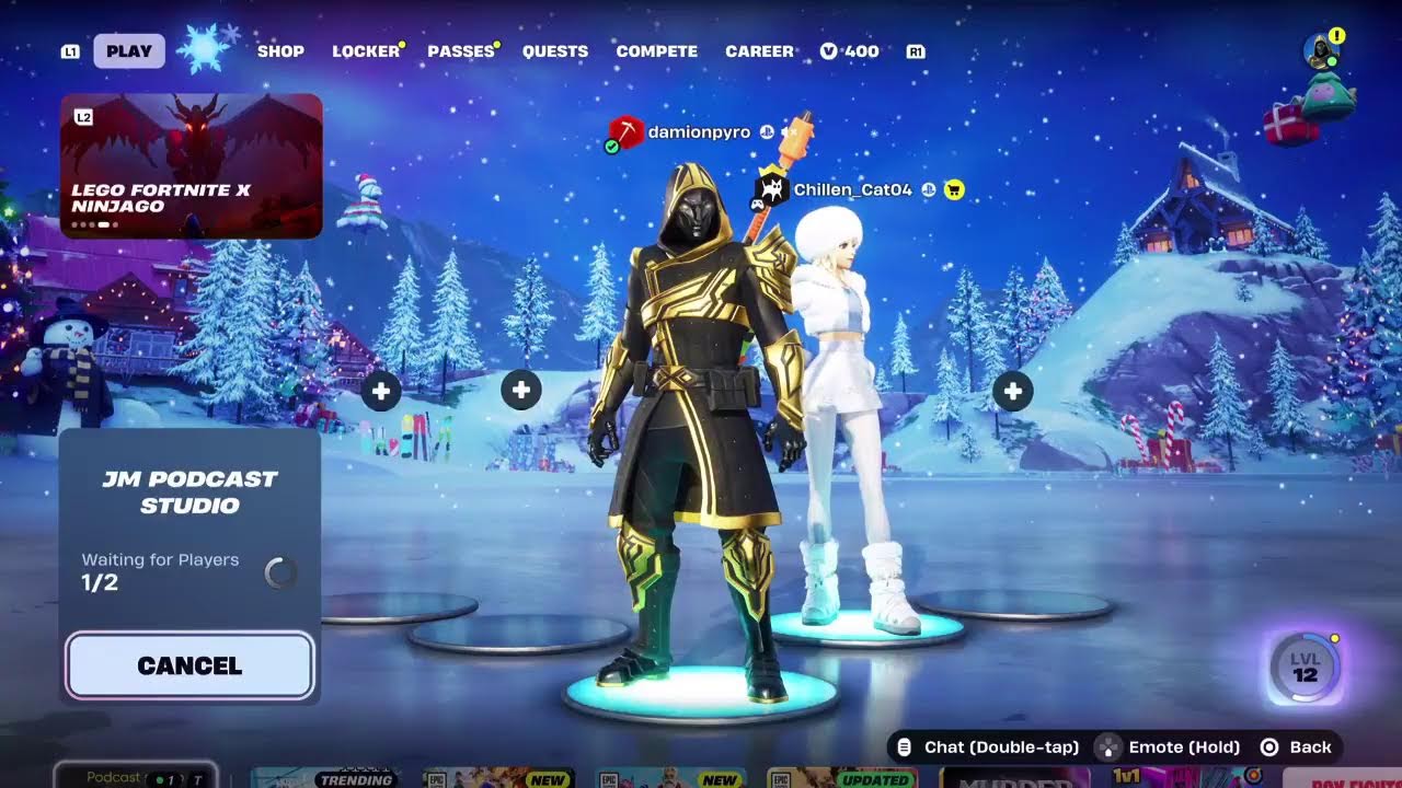 Damionpyro and ChillenCat Nerd talk Live podcast ep 22 Christmas edition