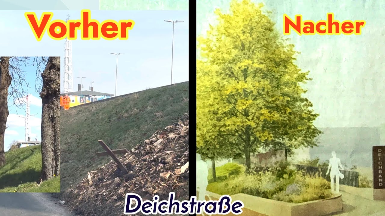 Cuxhaven Deichstrasse - Baumfrevel wieder gut gemacht oder?