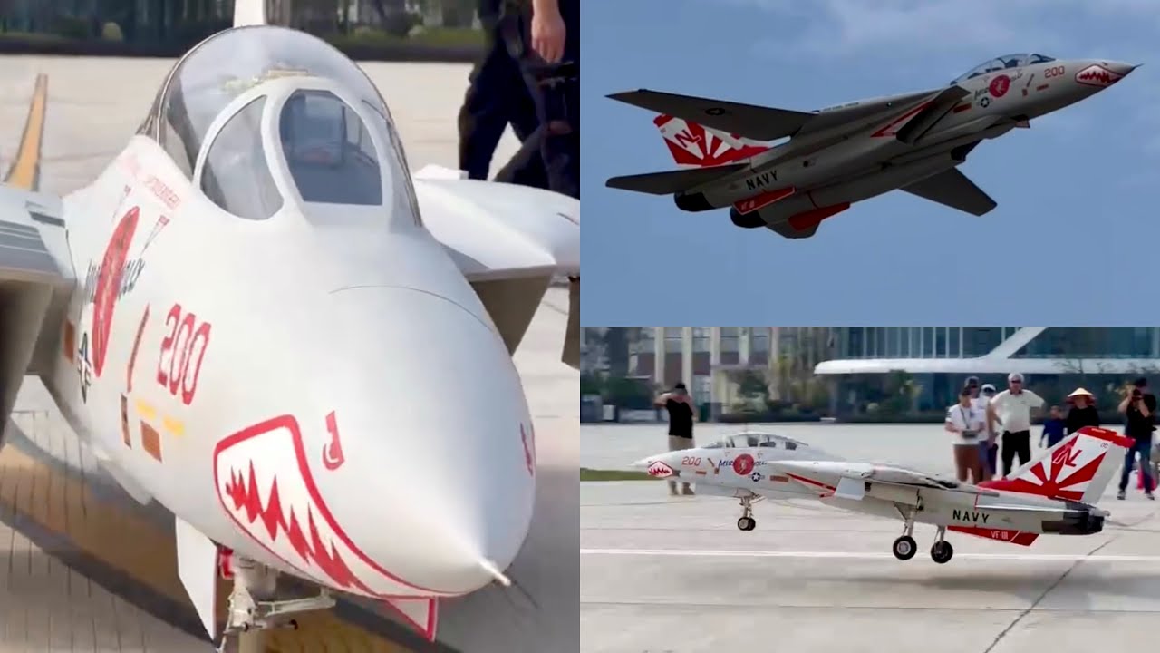 Skymaster Huge F-14 XXL Tomcat Turbine Jet w/Twin KingTech K235G4+ Engine