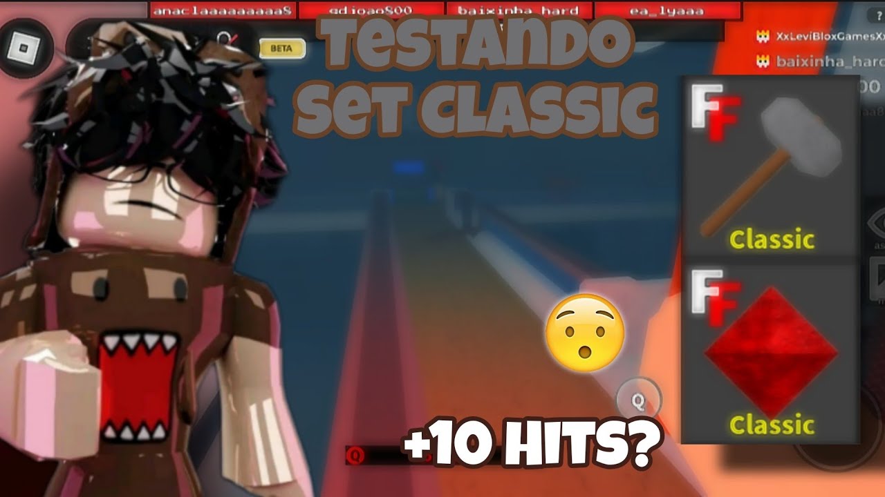 &bull;Testando Set Classic | Flee The Facility | Roblox&bull;