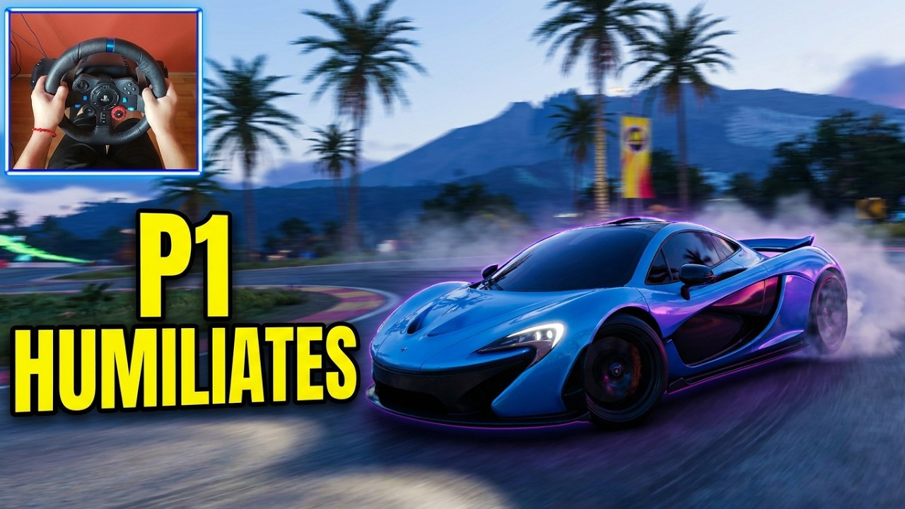 Race | 1000HP McLaren P1: extreme speed | The Crew Motorfest | Logitech G29 #mclarenp1 #mclaren