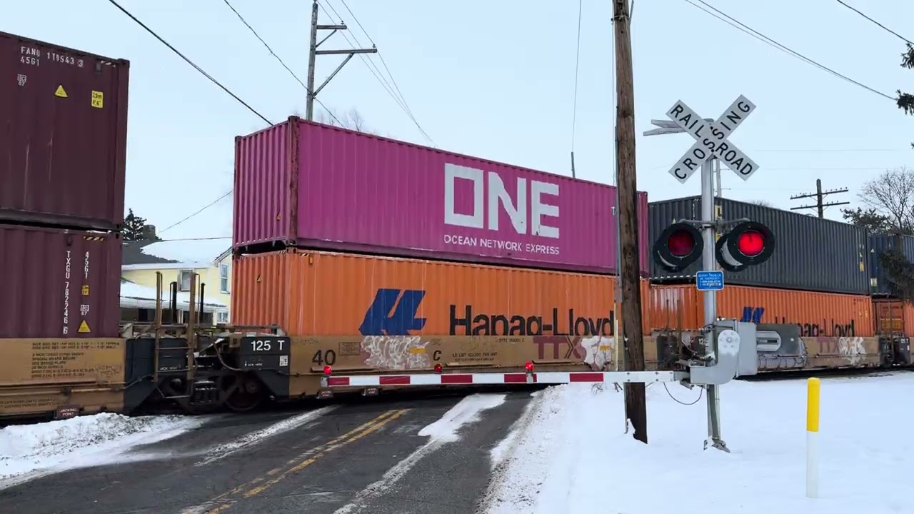 Duane St Railroad Crossing, Clyde, OH (Video 3)