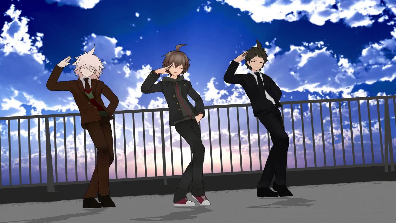 [Danganronpa MMD] Classic - Komaeda/Hinata/Naegi
