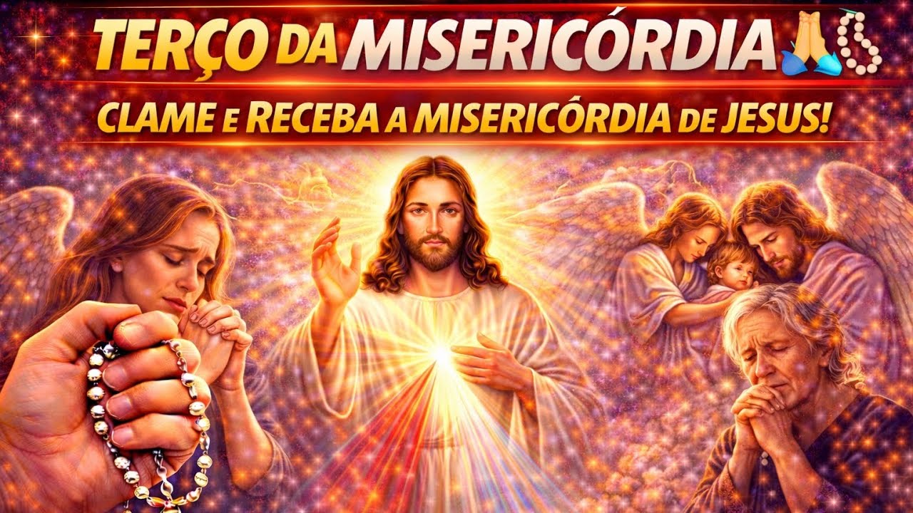 TERÇO DA MISERICÓRDIA 🙏 Reze Hoje às 15h e Alcance uma Graça Urgente!