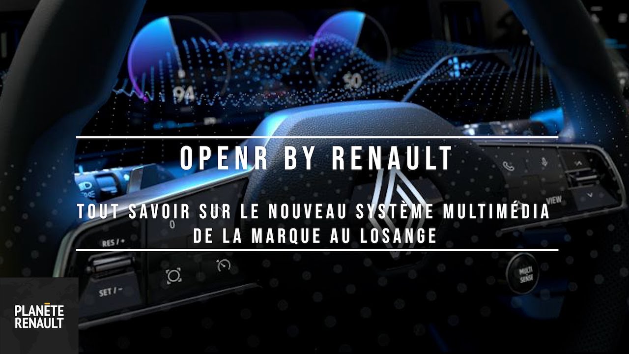 Renault OpenR: tout savoir sur le nouveau système multimédia Google de la nouvelle Mégane 5 E-Tech