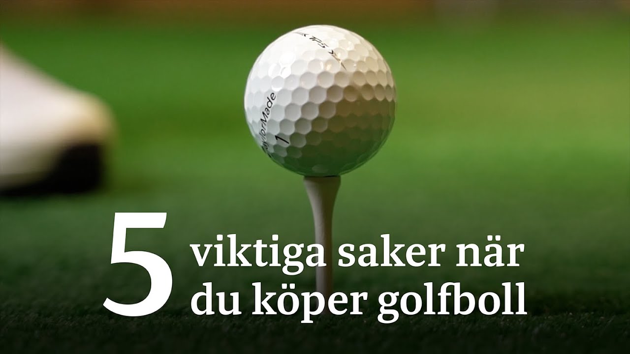 5 viktiga saker att tänka på när du köper golfboll | Dormy guidar