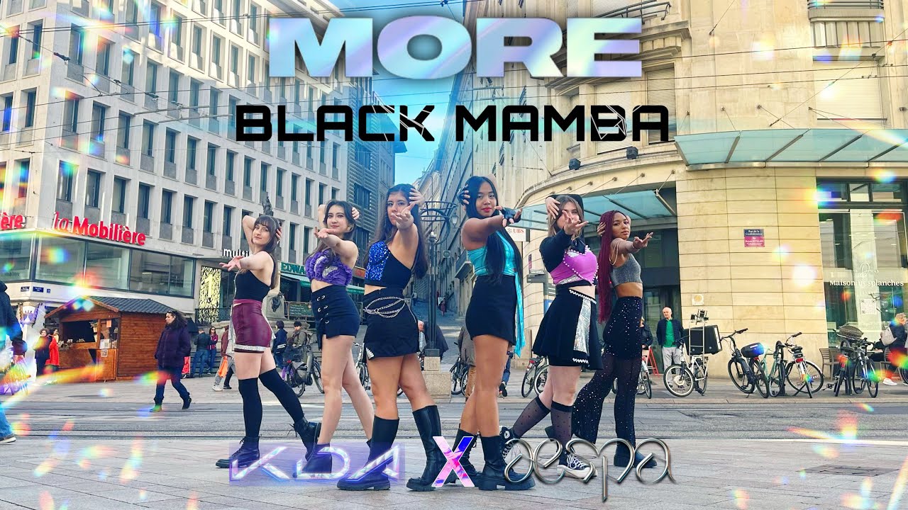 [KPOP IN PUBLIC] K/DA, AESPA (에스파) - MORE x BLACK MAMBA Performance | inSYNK from SWITZERLAND