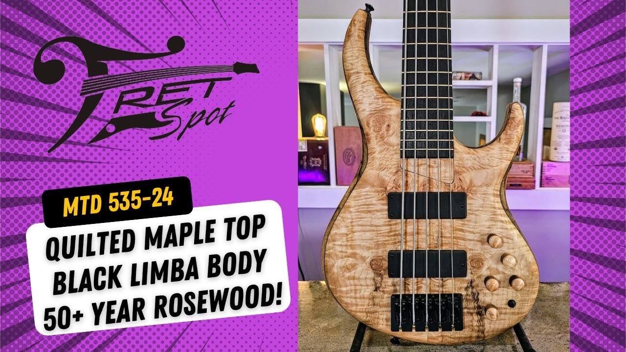 MTD 535-24 Bass – The Perfect Blend of Maple, Limba, and Wenge Tonewoods!