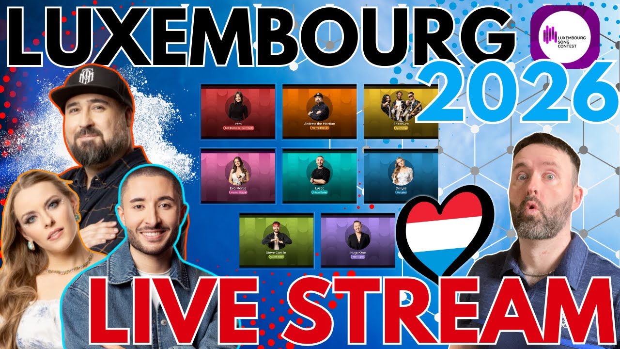 🇱🇺 Luxembourg National Final Reaction LIVE STREAM | Eurovision 2026