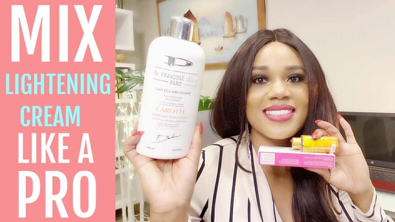 How To Mix Skin Lightening Cream / Review On Pr. Francoise Bedon Paris