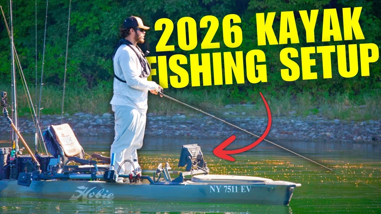 Моя экипировка для рыбалки с каяка 2026 года! (Hobie Pro Angler 14 360)
