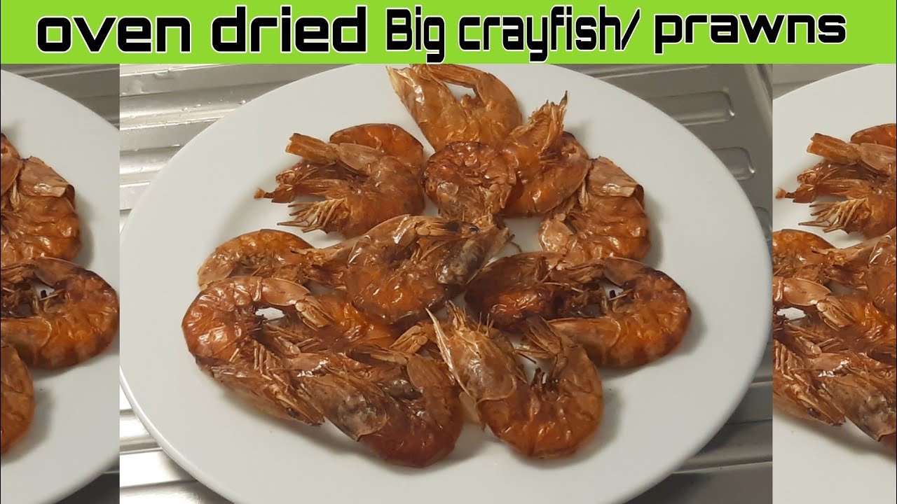 Oven Dried Prawns/Big Crayfish/ Shrimps. Beginners Friendly.