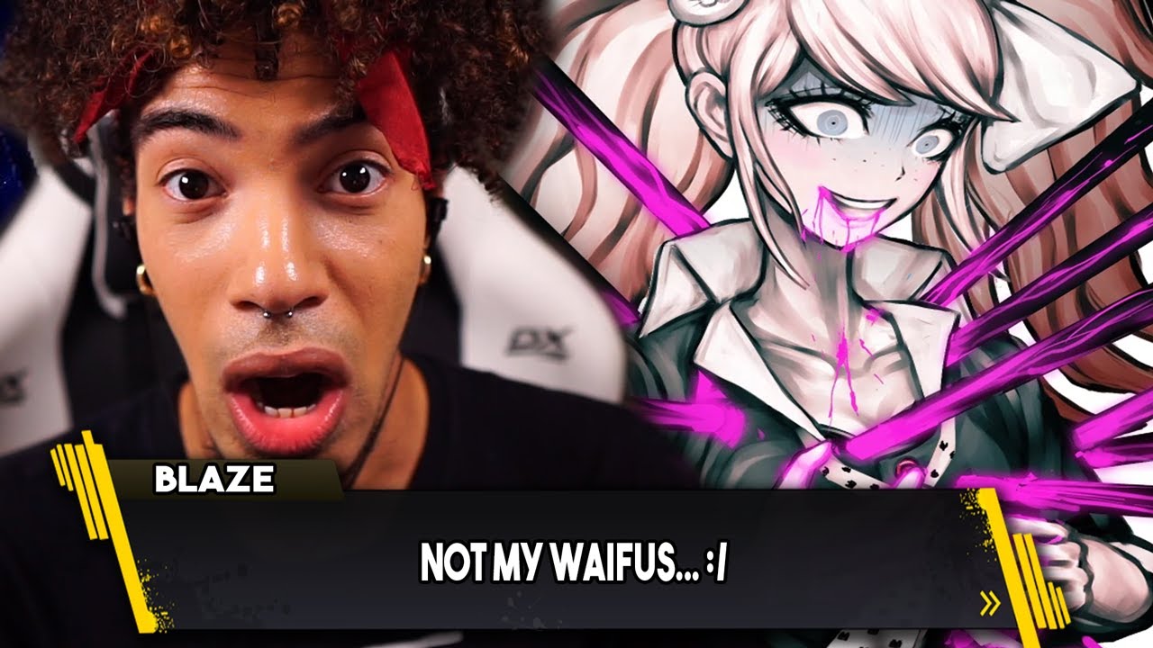 REACTING TO DANGANRONPA WHEN ALL YOUR WAIFUS ARE DEAD!