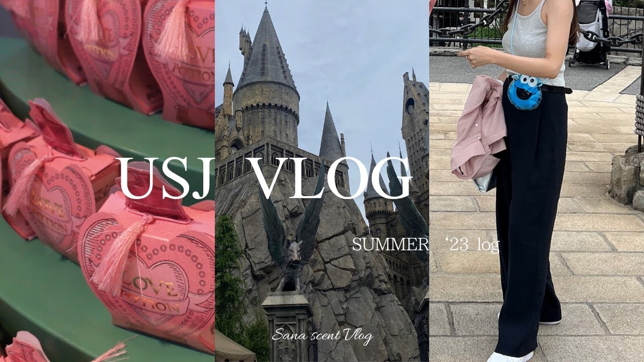 USJ VLOG | Trip to Osaka🚂Universal Studio Japan | 夏のユニバを満喫