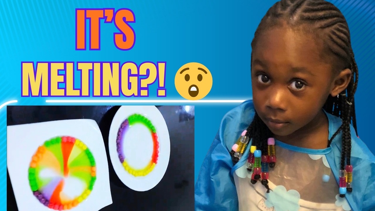 Do Skittles Dissolve in Water? 🌈😲 | 2-Year-Old Ada’s Color Experiment