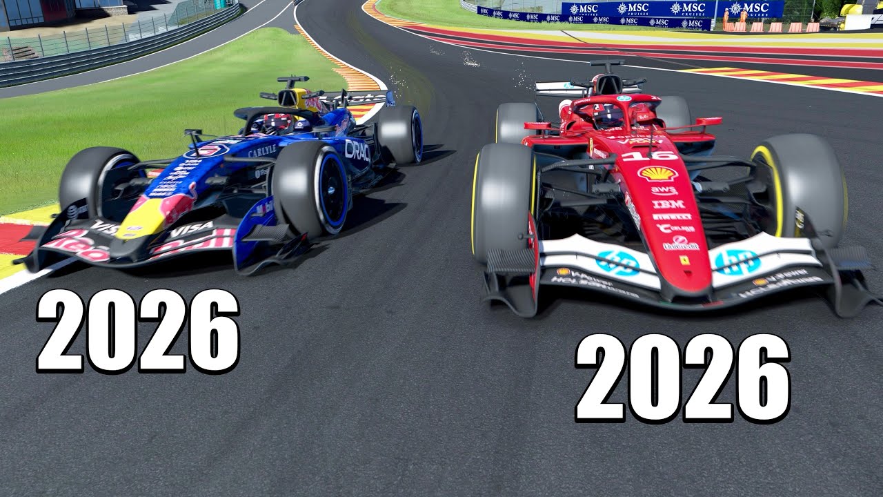 Ferrari F1 2026 vs Red Bull F1 2026 (Leclerc vs Verstappen) - Spa Francorchamps