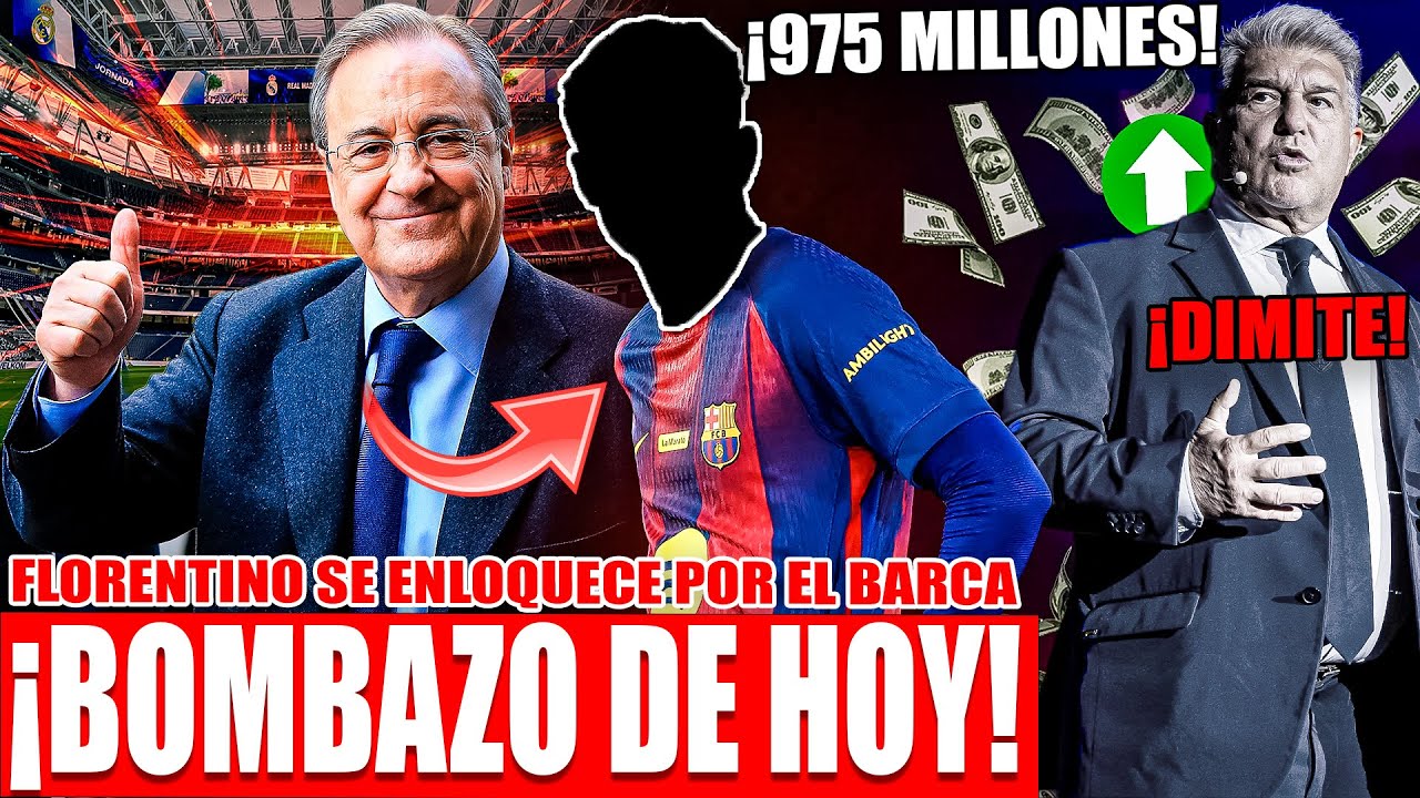 😱BOMBAZO! LAPORTA PRESENTA su DIMISI&Oacute;N en el BAR&Ccedil;A &iexcl;EL MADRID ELIGE en el BAR&Ccedil;A su FICHAJE SO&Ntilde;ADO!💣