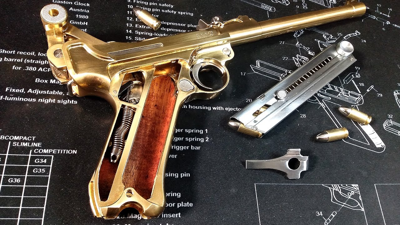 【通常分解】マルシン金属モデルガン・Luger（ルガー）P08メカニズムチェックと簡単な分解！ダラダラと長い動画になってしまいました！MetalToyGun