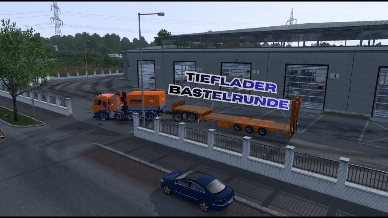 Ets2 Bastelrunde Tiefladeranhänger Mod