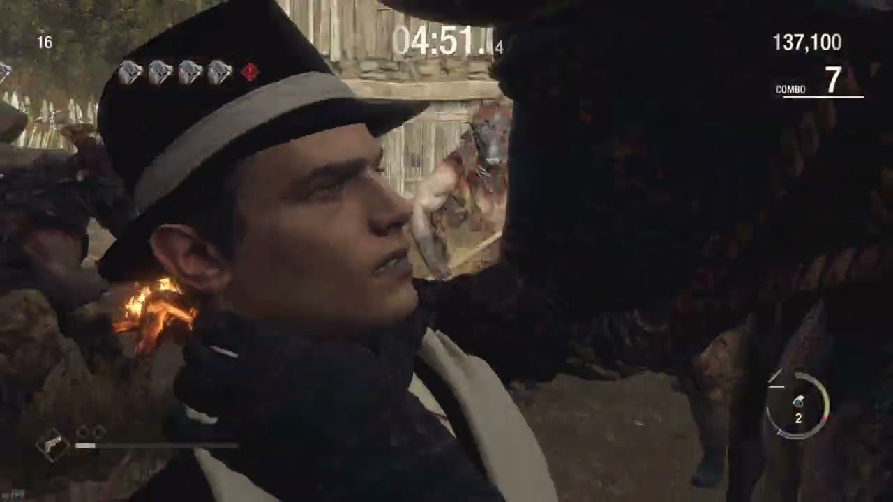 RE4 Remake: The Mercenaries - Mafia Leon Loadout + Brute Hell Mod (Village)