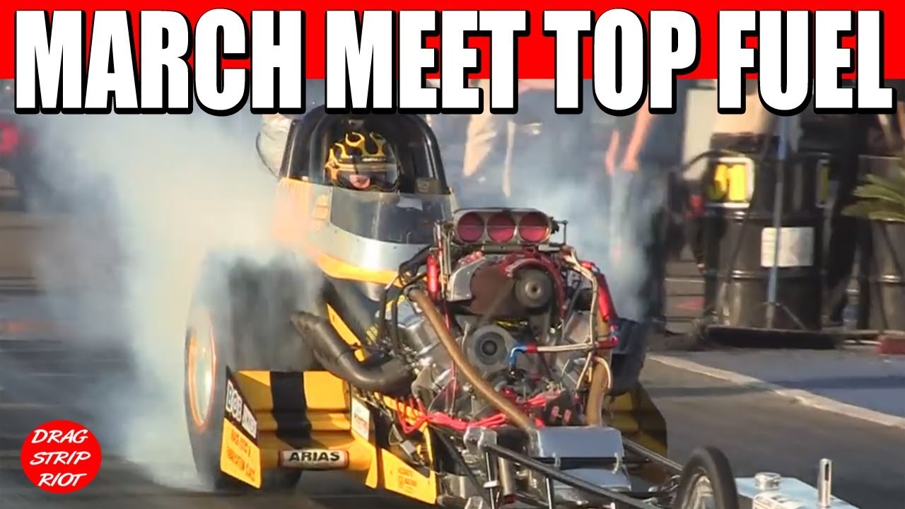 Top Fuel Nostalgia Drag Racing March Meet Bakersfield