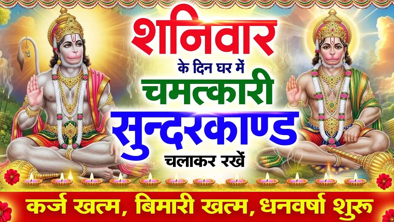 शनिवार के दिन सुन्दरकाण्ड घर में चलाकर रख दो बीमारी खत्म, कर्ज खत्म, धनवर्षा शुरू #sundarkandpath