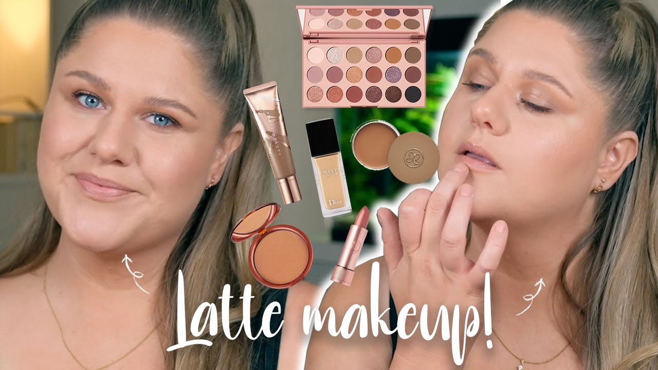 testar den virala *LATTE MAKEUP*-trenden