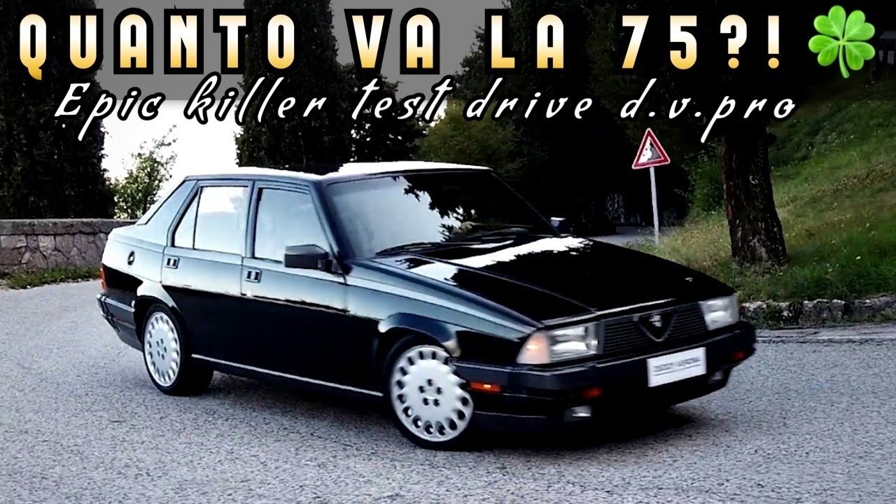 SPECIALE ALFA ROMEO 75 - Milano Test Drive
