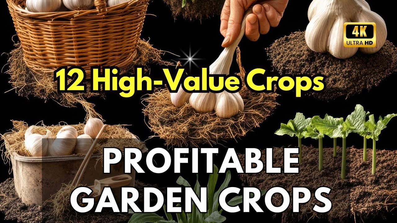 Grow These 12 High-Value Crops at Home & Break Free from the 9–5 Forever with Small Farm Profits Now