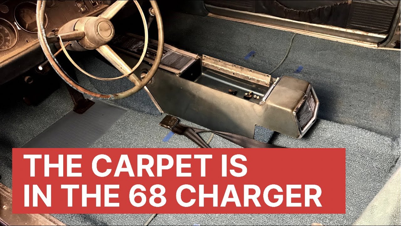 1968 Dodge Charger - Carpet installation