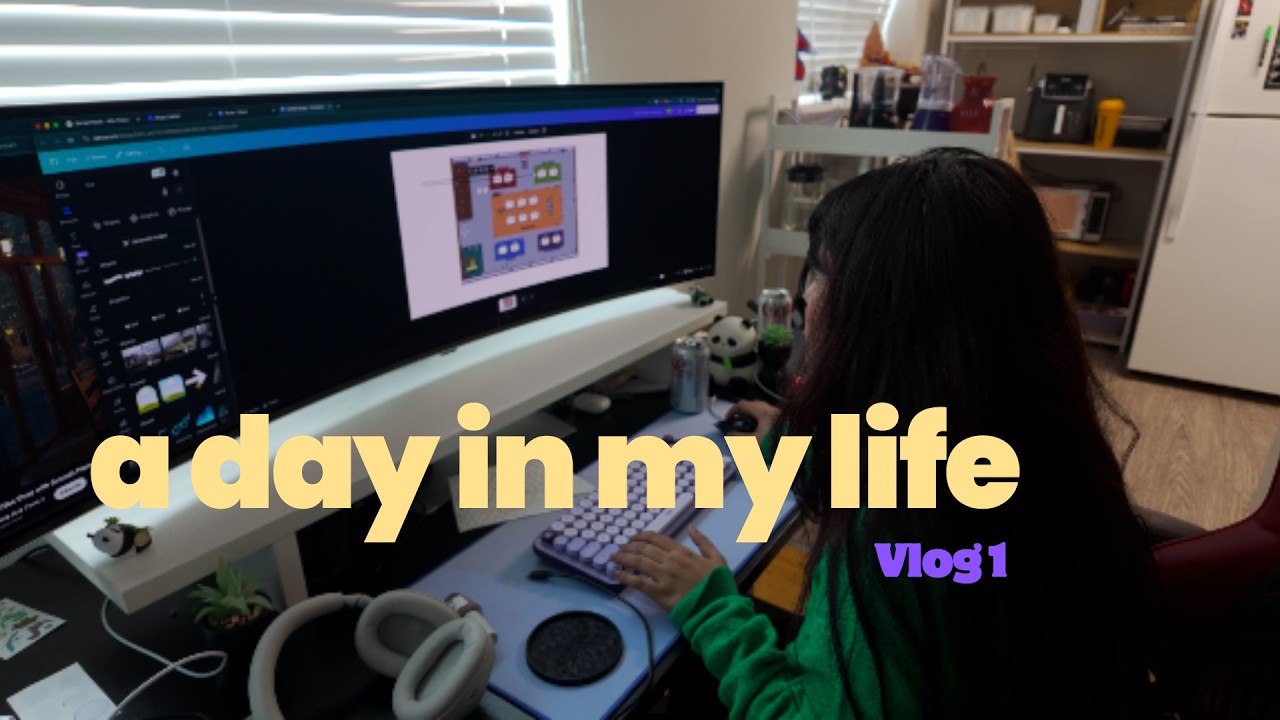 cs grad student vlog | writing thesis, meeting with supervisor, and cold days