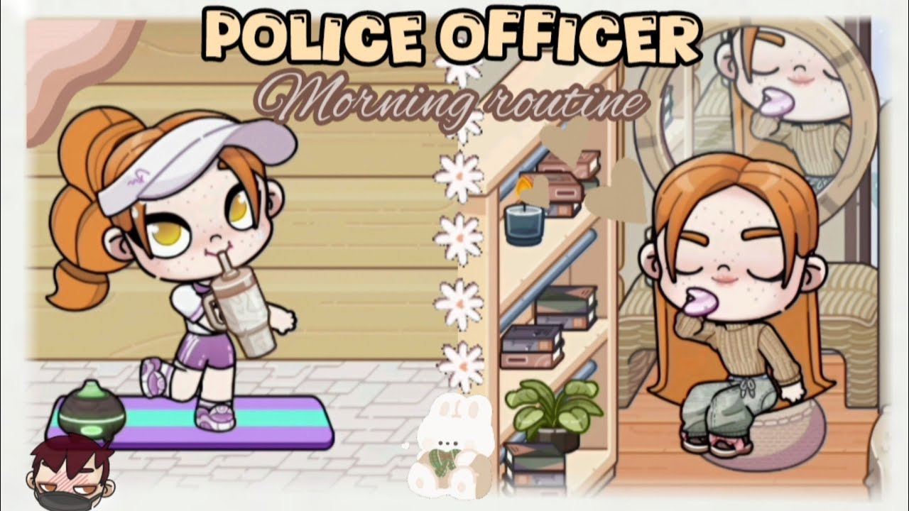 Morning routine as a police officer but suddenly....😶 #avatarworld#youtubeshorts