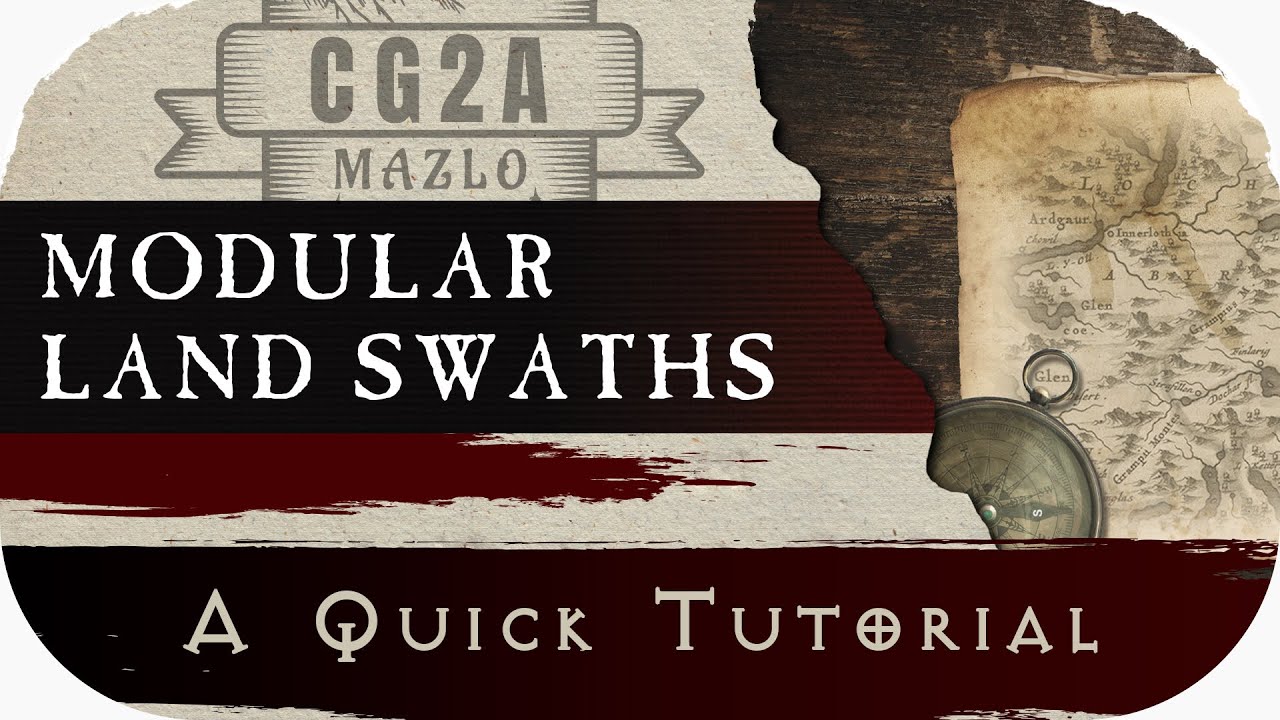 CG2A - Mazlo's Modular Land Swaths (Wonderdraft Tutorial)