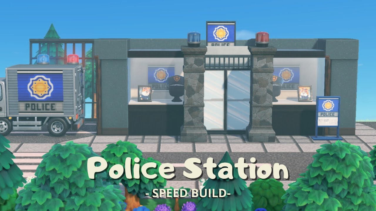Police Station - Speed Build - Animal Crossing New Horizons