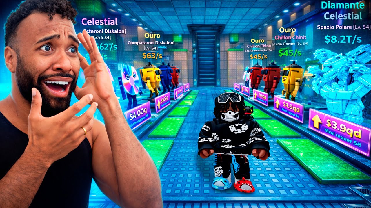 VOU PEGAR TOP GLOBAL NO LAVA BRAINROT do ROBLOX
