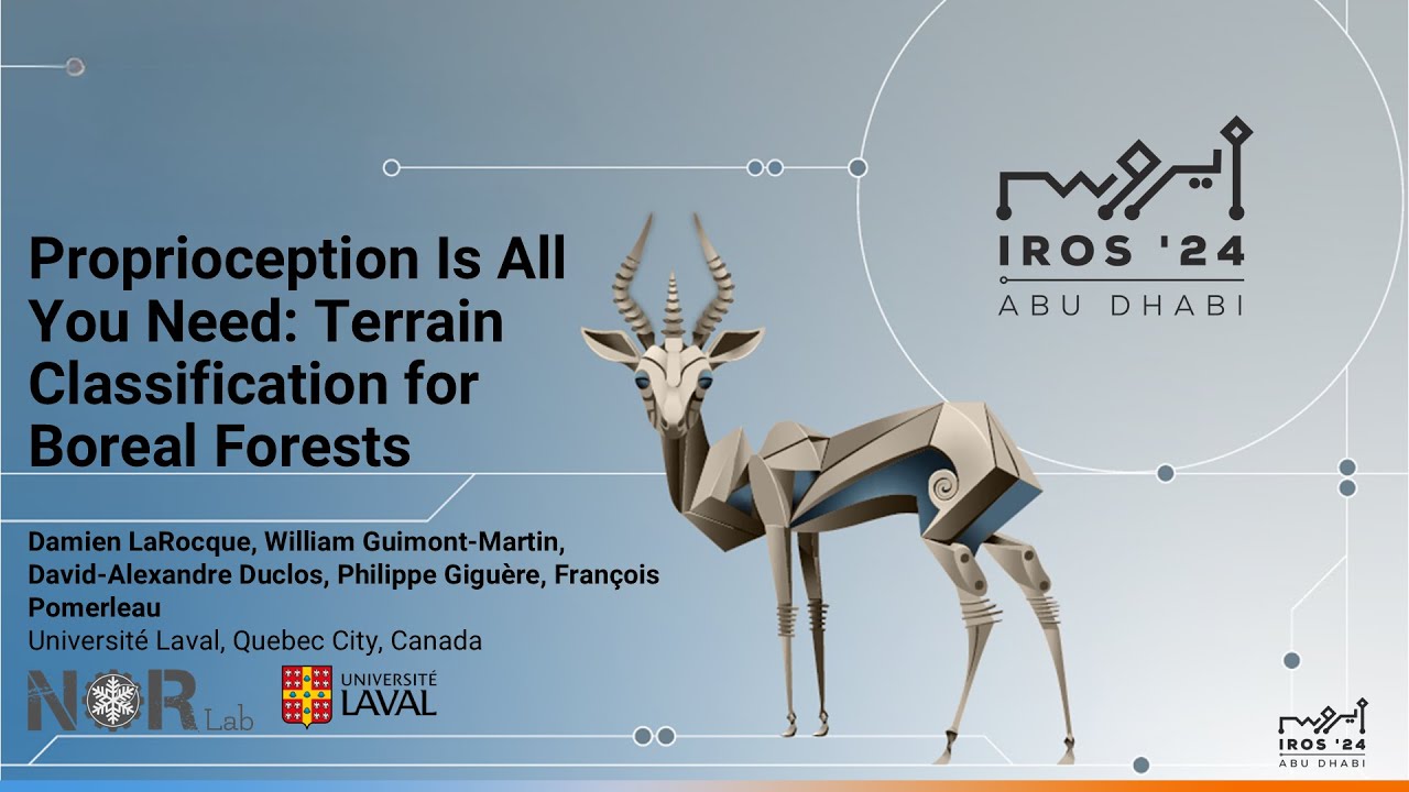 Proprioception Is All You Need - IROS2024 Presentation Video