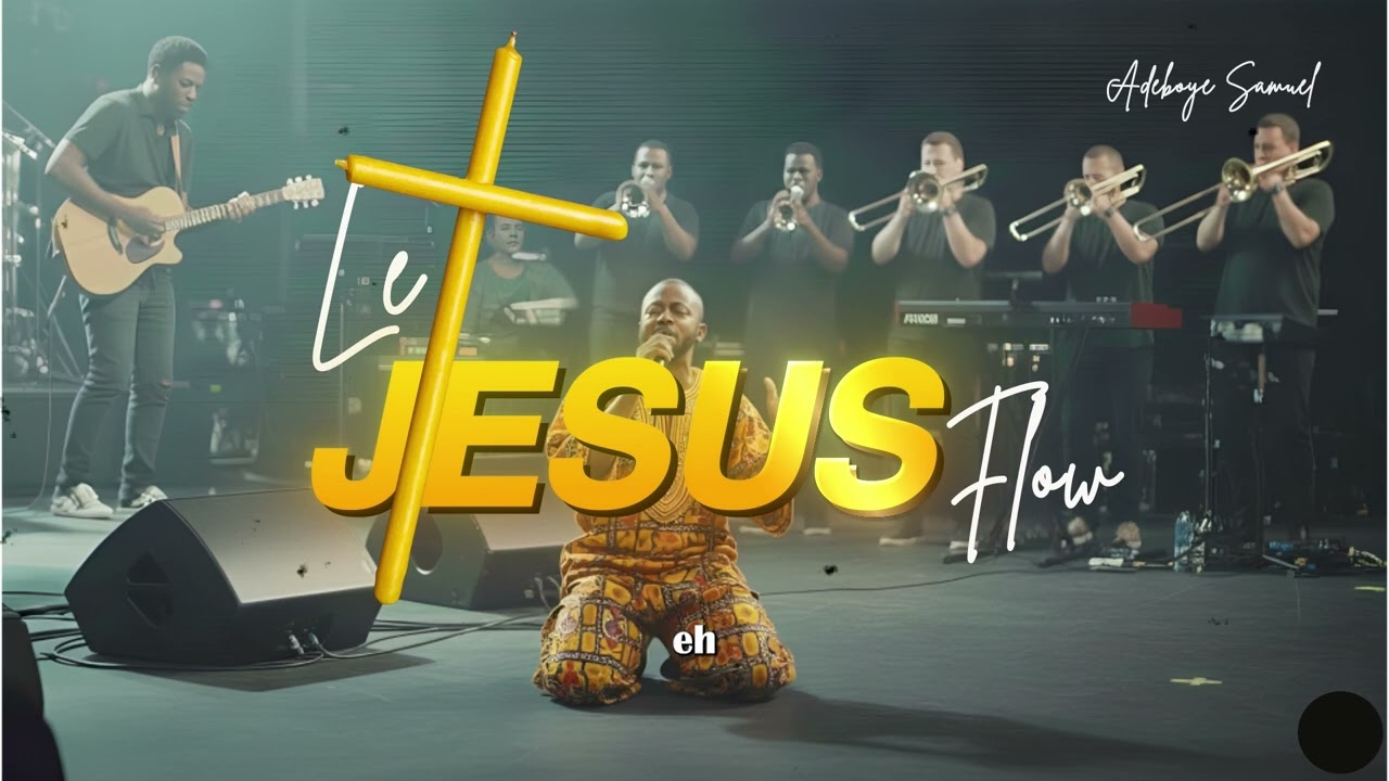 Adeboye Samuel - Let Jesus Flow Lyrics Video - Learn What God wants to Say, Be Still #gospel