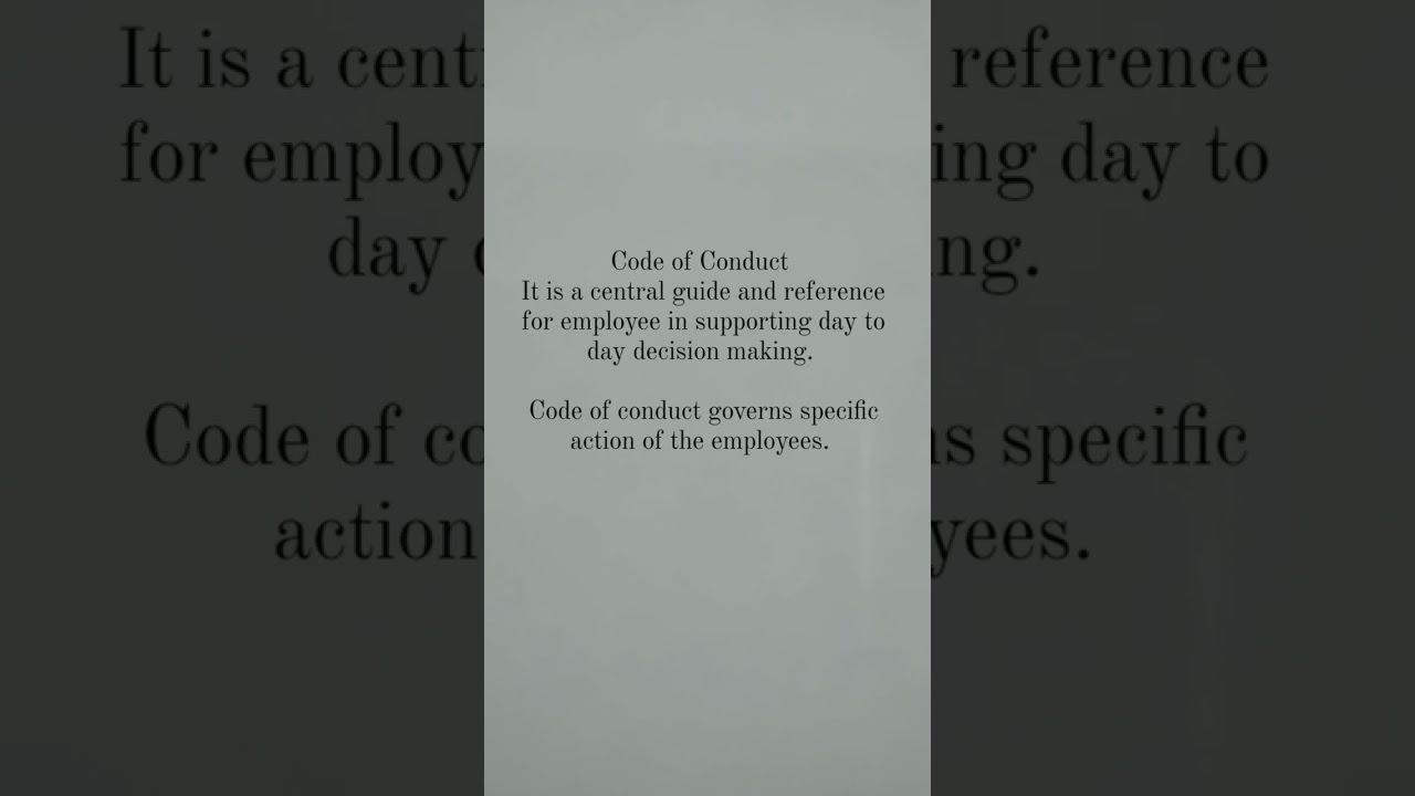 Ce este un cod de conduită &icirc;n domeniul eticii?