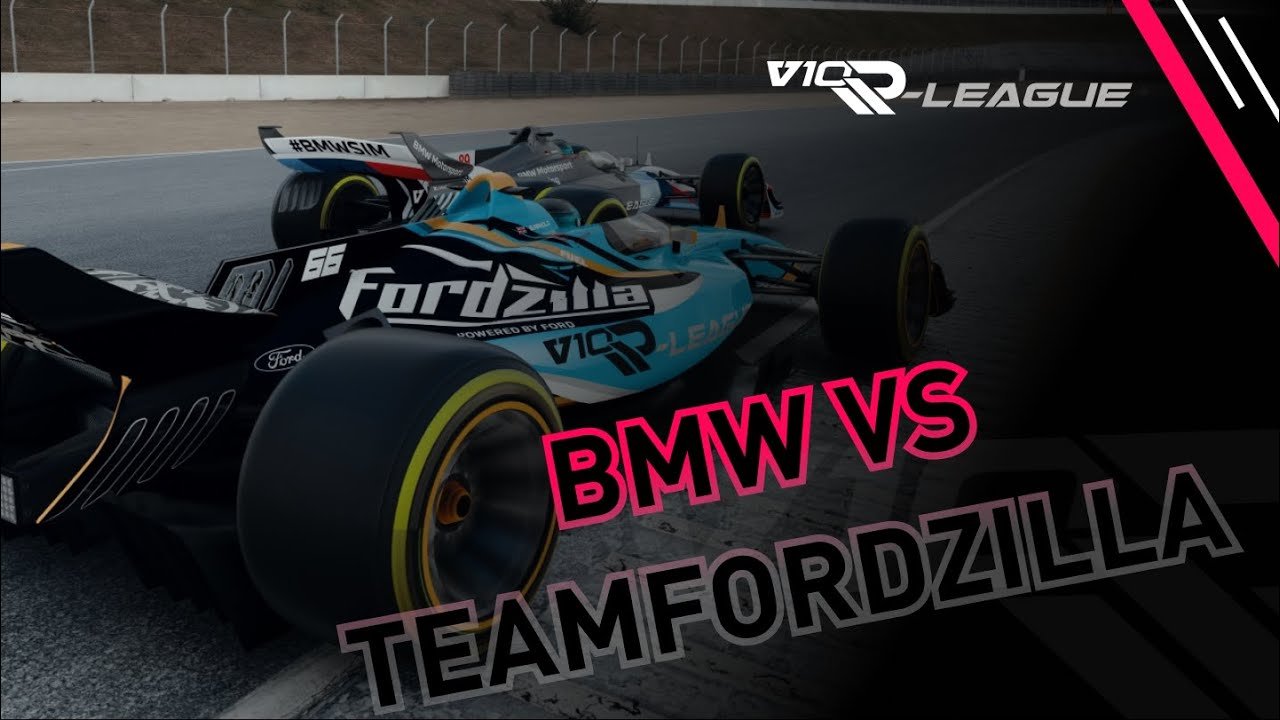 BMW VS Team Fordzilla - V10 R-LEAGUE Laguna Seca HIGHLIGHTS!