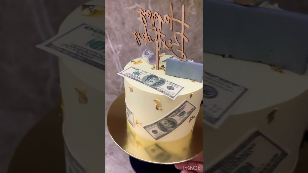 Dollar cake design #shortvideo